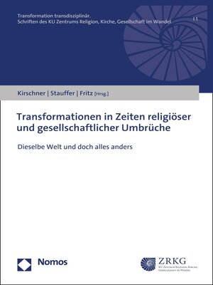 cover image of Transformationen in Zeiten religiöser und gesellschaftlicher Umbrüche